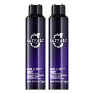 TIGI Catwalk Root Boost Spray Foam – Directional Mousse for All Hair Types – For Lift & Texture – For All Hair Types – Finish on Wet Hair & Blow Dry – Premium Hair Care Products – 8.1 oz (2 Pack)
