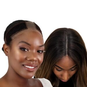 MILANO COLLECTION Wigrip, Premium Lace Wig Band for Women, Fully Adjustable & Reinforced Lace Wig Grip Band by Hairline, Comfortable and Secure Glueless Velvet Headband, Chocolate Brown