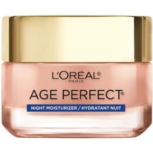 L’Oreal Paris Age Perfect Rosy Tone Anti-Aging Cooling Night Moisturizer 1.7 oz
