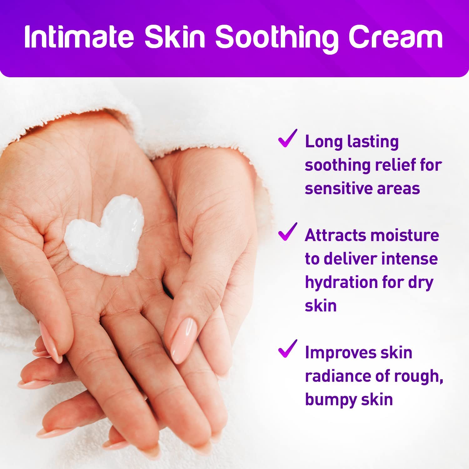 Pharmapulse Vaginal Moisturizer, Vulva Balm Cream, Intimate Skin Care, Menopause Support - Relieves Dryness, Itching, Burning, Redness, Chafing, Odor, Irritation - Estrogen Free 2oz - Image 4