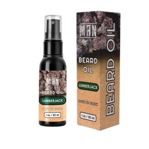 Lumberjack Beard Grooming Oil for Men – Natural Conditioning Formula for Beard Styling and Care with Nourishing Beard Oil for Men (1 Ounce, Lumberjack)