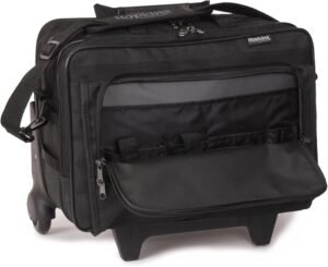 Hopkins Medical Products Rolling Executive Home Healthcare Bag: Premium Organizer, Ideal for Home Healthcare and Medical Professionals, 16″x12″x9″