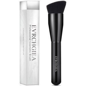 Foundation Brush, Flat Top Kabuki Foundation Brush for Liquid Makeup, Cream, Powder, Travel Size Face Foundation Blending Makeup Brushes (large)