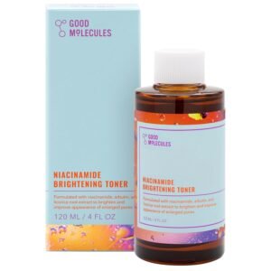 Good Molecules Niacinamide Brightening Toner – Toner for Face with Niacinamide and Arbutin for Skin Tone Balancing- Pore Minimizer, Facial Skin Care