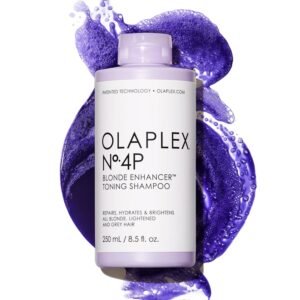 Olaplex No. 4P Blonde Enhancer Purple Toning Shampoo, Repairs, Hydrates, & Brightens All Blonde, Lightened, & Grey Hair, 8.5 fl oz