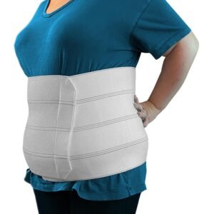 MARS WELLNESS Premium Plus Size Bariatric Abdominal Binder – 12″ 4 Section/Panel – Bariatric Binder Abdominal Brace for Men or Women – Fits Waist Sizes 46″ – 62″