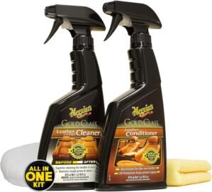 Meguiar’s Leather Care Kit – Premium Leather Cleaner and Conditioner – The Perfect Interior Care for Automotive Seats