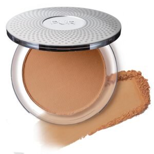 PUR Beauty 4-in-1 Pressed Mineral Makeup Powder Foundation with SPF 15 – Concealer & Finishing Compact Pressed Powder for Face – Buildable Medium to Full Coverage Foundation Powder