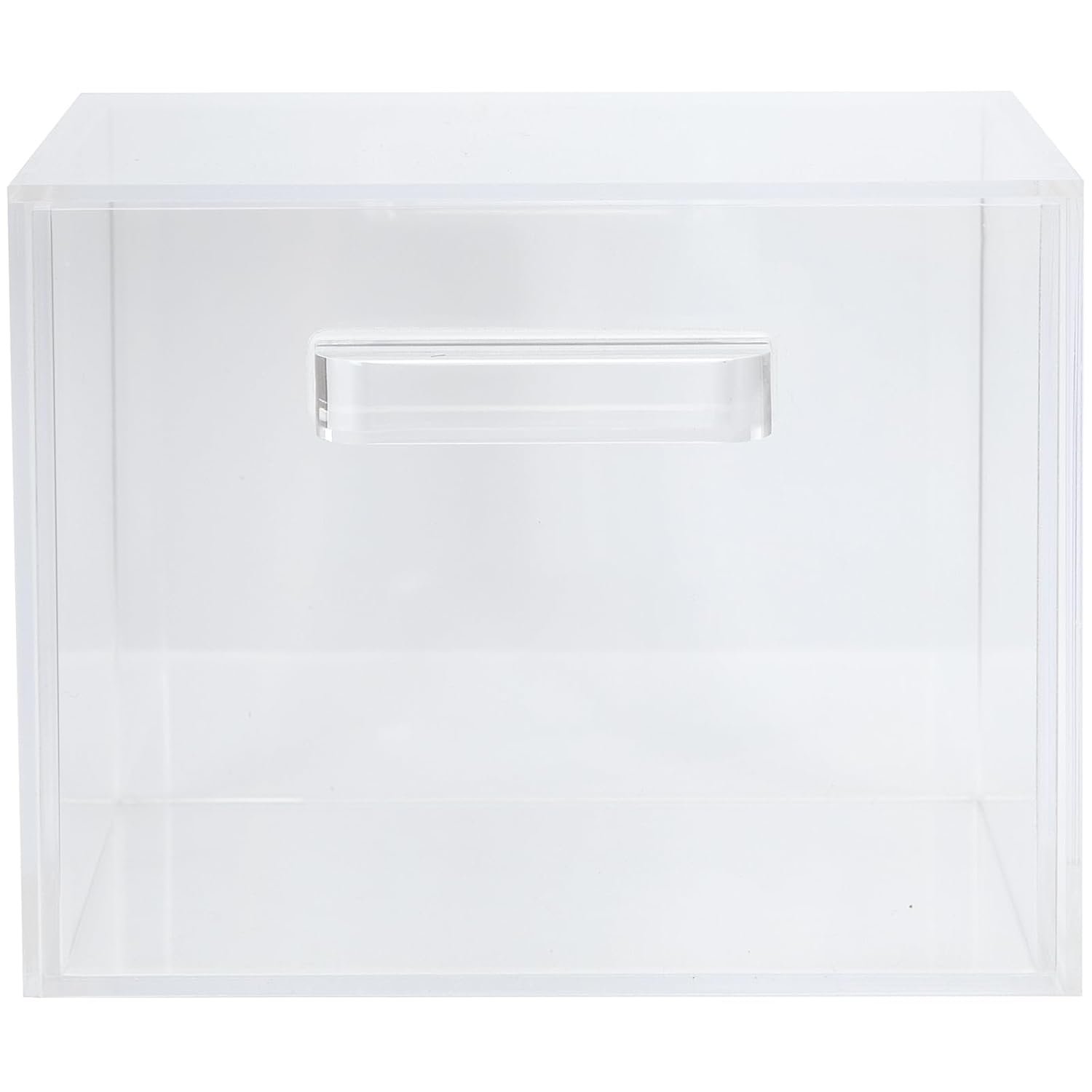 ForPro Premium Pure & Simple XL Facial Towel Acrylic Holder with Drawer, Holds 50 Pure & Simple XL Facial Towels, Disposable Makeup Remover Dry Wipe Holder - Image 2