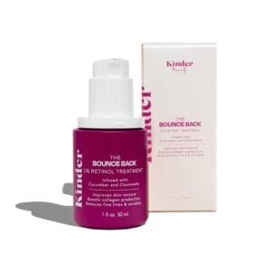 Kinder Beauty Bounce Back Retinol Treatment Cream | Anti Aging | Helps Fine Lines & Wrinkles | Improves Skin Texture & Collagen Production | 1 Ounce (30ml)
