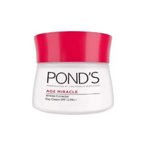 new Ponds Age Miracle Day Cream, Anti Wrinkle Cream & Face Moisturizer with SPF 15, Use as a Daily Moisturizer for Face, 50 ML