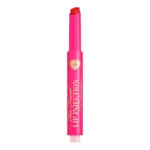 Too Faced Lip Injection Extreme Plumping Clicks | Hydrating, Sheer-To-Medium Buildable Coverage, Lip Plumper with Click Applicator, 0.05 Ounce