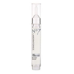 No7 Laboratories Line Correcting Booster Serum – Potent Collagen Peptide Serum for Fine Lines and Wrinkles – Moisturizing Formula for All Aging Skin Types (15 ml)