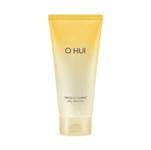 O HUI Miracle Toning Jelly Cleanser | Gentle Cleanser Face Wash | Hyaluronic Acid, Vitamin C, AHA, PHA, Glycerin | Facial Cleanser | Glowing Skin | Dullness | Korean Skin Care