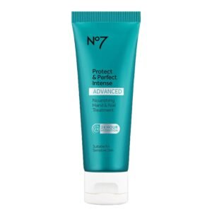 No7 Protect & Perfect Intense Advanced Nourishing Hand and Nail Cream – Anti Aging Hand Cream with Vitamin B5 – Contains Matrixyl 3000+ Collagen Peptide Anti Wrinkle Technology (75 ml)