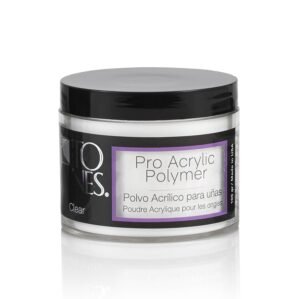 Tones Pro Acrylic Powder Sparkling Clear – Premium Nail Powder for Professional Design, Sculpting, and Building – Salon-Quality Supplies (3.5 Fl Oz)