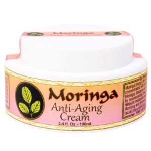 Moringa Anti Aging Cream 13 Natural Herbs with Antioxidants 3.4 oz