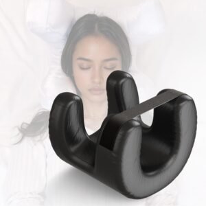 Flawless Face Pillow for Wrinkles,Premium Sleep Side Sleeper Beauty Anti-Wrinkle Massage Sleeping Face Down Let Your Sleep More Comfortable（Black）