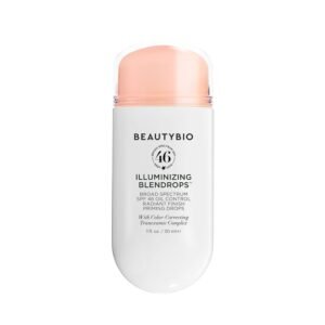 BeautyBio BLENDROPS. Broad Spectrum SPF 46 Oil-Control Priming Drops With Color-Correcting Tranexamic Complex