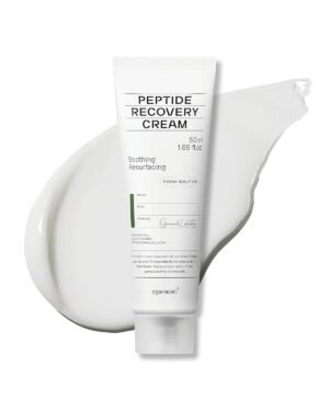 Oganacell Peptide Face Cream (1.69fl oz) – Intensive Hydration for Dry Skin, Itchiness, Redness. Korean Skin Care. Ceramide NP, Shea Butter, Panthenol.