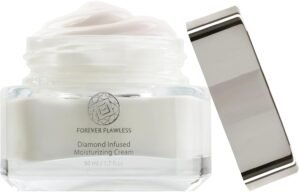 Forever Flawless Luxury Moisturizing Face Cream. Diamond Infused Anti-Aging Cream. For a 24/7 Day/Night Optimal Hydration Level and For a Radiant, Flawless Appearance.