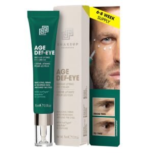 Mens Eye Cream, Lifting & Firming Formula, Helps Reduce Fine Lines and Crow’s Feet, Hydrating with Peptides & Caffeine, 15ml. Aka. AGE DEF-EYE