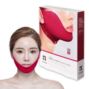 Avajar Double Chin Mask Creator Caffeine V Lifting Premium Plus+ Mask 5pcs – V Line Mask | Face and Neck Line Mask | Facial Strap Mask | Chin Strap For Double Chin| V Line Face Mask
