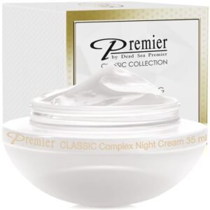 Premier Dead Sea Classic Night Cream, Age defying, nourishing, Moisturized skin with vitamins E and A 2.4fl.oz