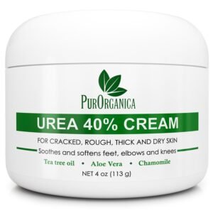 Urea 40% Foot Cream – Made in USA, Dermatologist Tested, Intensive Repair for Dry, Cracked Heels, Corns, Calluses & Rough Feet, Professional Strength Exfoliating & Moisturizing Cream