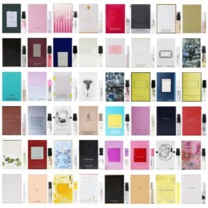 48 Piece Designer Fragrance Samples,Men’s Women’s Designer Fragrance Sampler Collection, Luxury High-End Perfume Vials for Men’s Women, Mini Perfume Samples Gift