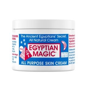 Egyptian Magic – All Purpose Face, Body, and Dry Skin Moisturizing Cream, Skin Protectant for Women & Men, Eczema Care Healing Balm, Scar Treatment, Stretch Marks, and Tattoo Aftercare, 1oz Jar