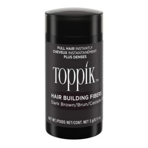Toppik Hair Building Fibers, Fill In Fine or Thinning Hair Instantly Thicker, Fuller Looking Hair 9 Shades,4 size options