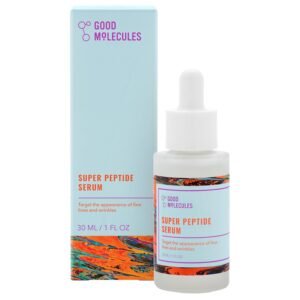 Good Molecules Super Peptide Serum – Anti-aging Facial Serum with Peptides and Copper Tripeptides to Plump and Firm – Water-Based Skincare for Face