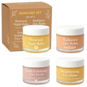 Mature Skin Face Balm, Anti-Age Insane Glow Balm– 4-in-1 Daily Moisturizer, Night Cream, Primer Treatment Botanical Blend with Pomegranate, Squalane & Rosehip Supports Elasticity & Radiant