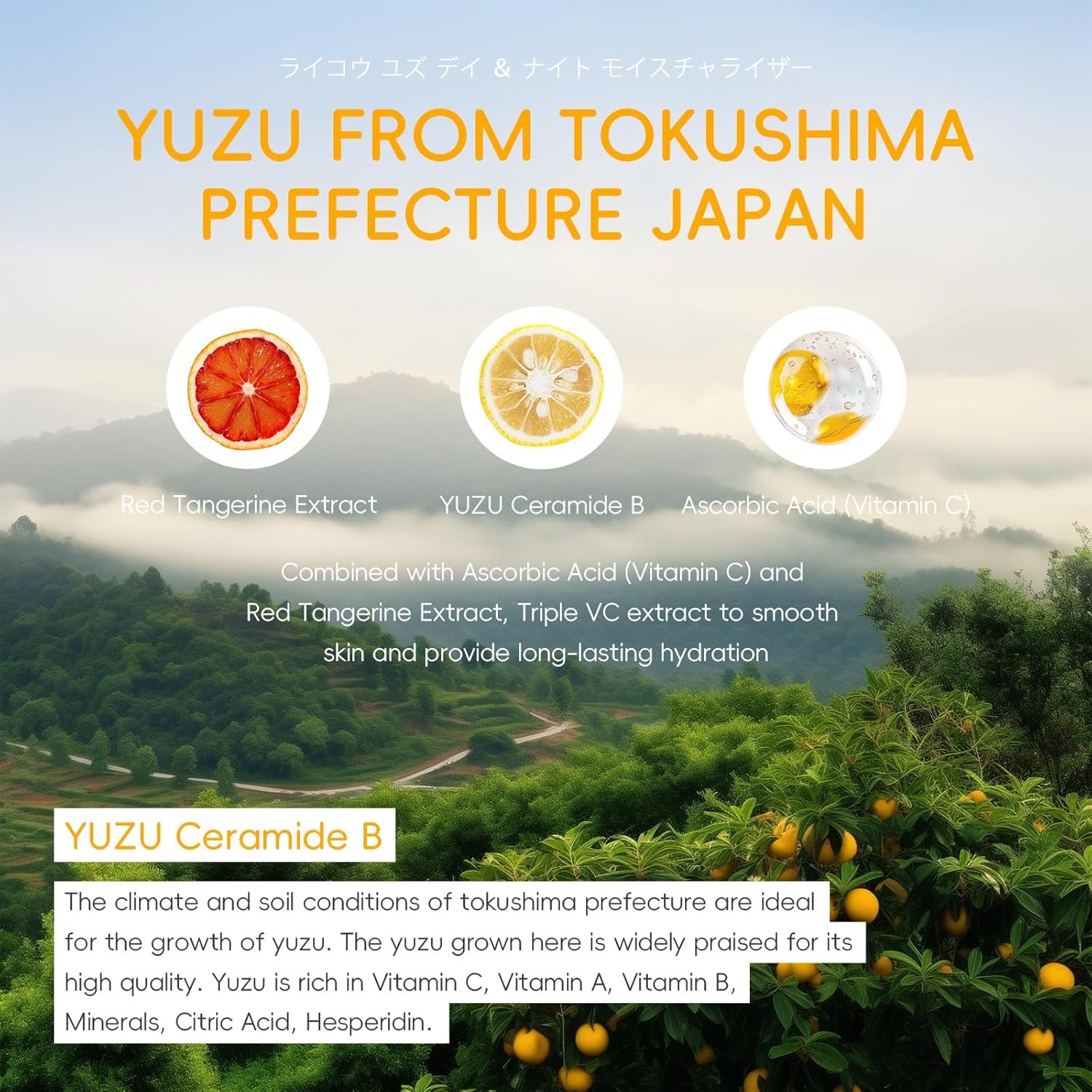 Skin Care Set, Gifts for Women, Skin Care Routine Kit for Women, Skincare Gift Set with YUZU Cleanser, Toner, Serum, Eye Cream, Face Cream Mother's Day Christmas Birthday Daughter Wife - Image 5