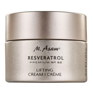M. Asam Resveratrol Premium Lifting Cream (1.69 fl oz) – Anti-Aging Face Moisturiser, Resveratrol Day and Night Cream, Hydrating Skin Care with Peptides, Vegan Face Cream