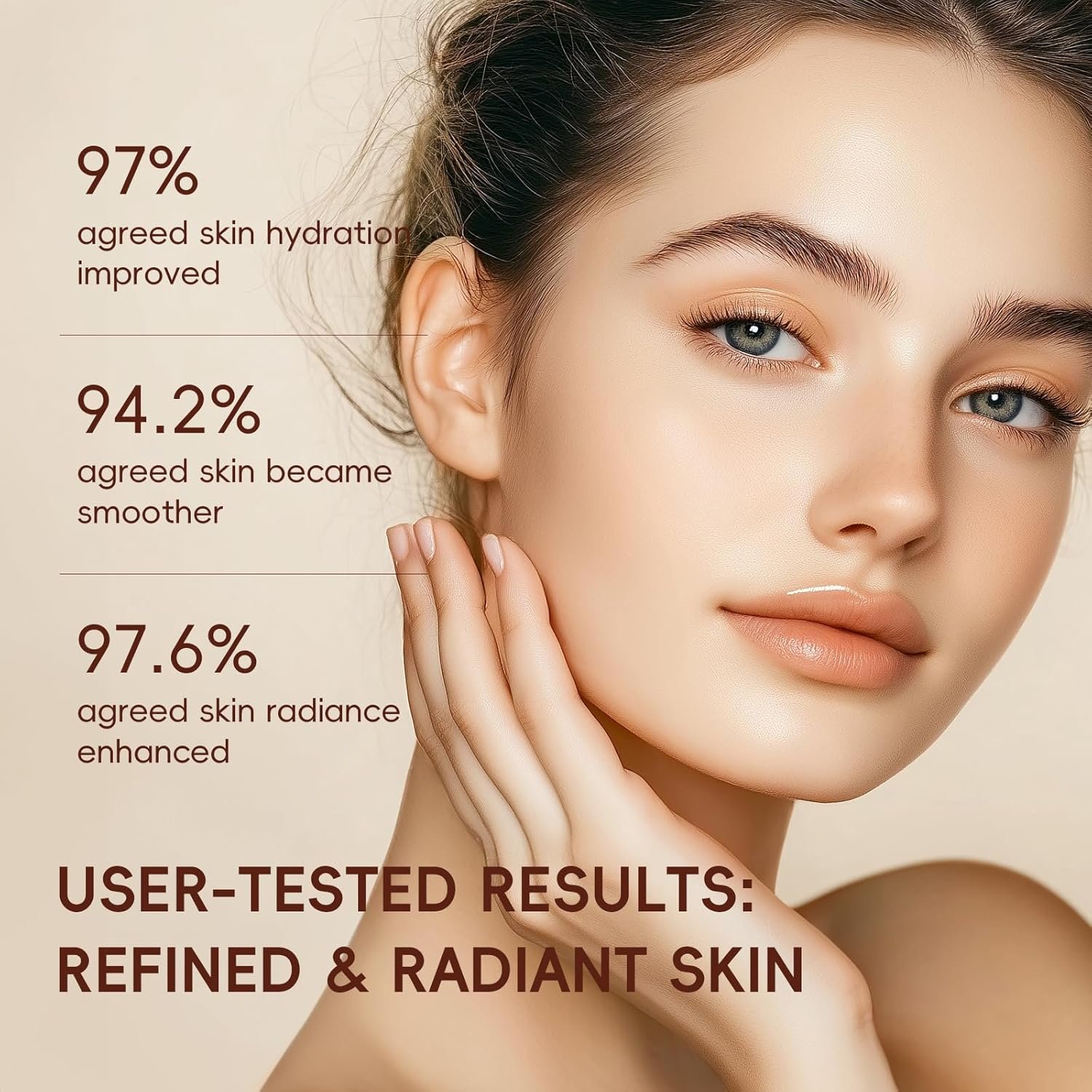 Skin Care Set, Korean Skin Care with Rice Cleanser, Toner, Serum, Eye Serum, Moisturizing Cream 5pcs for Women Teen Girls Mom Daughter Mother's Day Birthday Christmas Lover Korean Beauty - Image 4