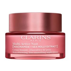 Clarins Multi-Active Renewing Night Moisturizer with Niacinamide | Smooth Fine Lines | Visibly Tighten Pores | Even Tone and Texture | Boost Glow | Strengthen Moisture Barrier | All Skin Types