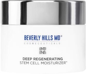 Beverly Hills MD Deep Regenerating Stem Cell Moisturizer- Brighten & Revitalize the Look of Skin on Face, Neck w/Swiss Alpine Rose Stem Cells & Hyaluronic Acid- Smooth + Plump Formula