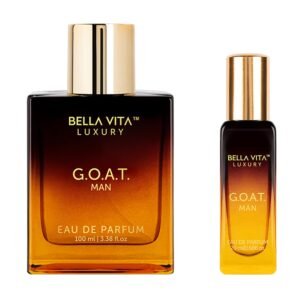 BellaVita Luxury G.O.A.T. Men’s Perfume Combo | Perfume for Men with Bergamot, Lavender & Patchouli Oriental | Refreshing all Day Long Mens perfume | Long-Lasting Cologne for Men