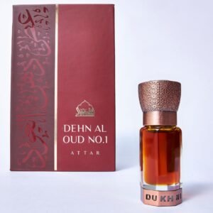 Dukhni Dehn Al Oud Attar For the Oud Connoisseur | Authentic Arabic Fragrance Oil | Special Luxury Ramadan & Eid gift | 1 bottle x 6ml | Arabian Perfume Oil
