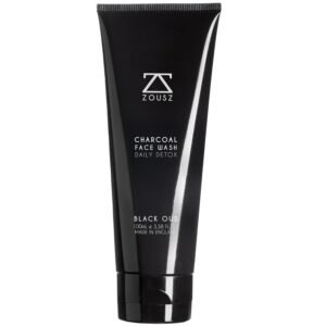 Black Oud Charcoal Face Wash for Men – Daily Detox Activated Charcoal Face Cleanser – Premium Mens Skincare – Refreshing Face Wash Gift for Men, 100ml