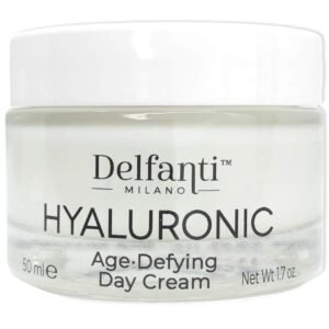 Delfanti-Milano • HYALURONIC AGE DEFYING DAY CREAM • Face and Neck Moisturizer • Made in Italy