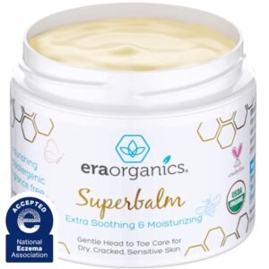 Era Organics Healing Ointment for Babies – USDA Certified Organic Natural Moisturizer Gentle on Sensitive Skin Prone To Baby Eczema, Cradle Cap (Infant Seborrheic Dermatitis), Rashes, Hives and More