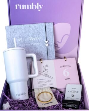 1st Trimester Mom-to-Be Essentials Box – Gift for Expecting Moms – Care Package with Essential New Mommy Items & Pregnancy Must-Haves – Perfect for Celebrating Motherhood & Welcoming New Life