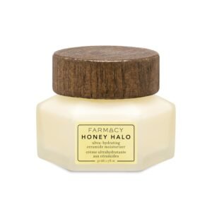 Farmacy Ceramide Face Moisturizer – Honey Halo Hydrating Facial Moisturizer for Dry Skin – Plumps, Soothes + Restores Skin with Potent Ceramides + Buckwheat Honey for a Dewy, Healthy Glow (50ml)