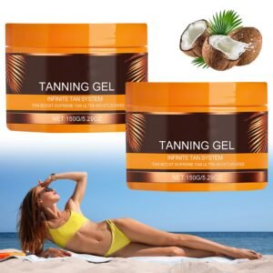 Luxury Intensive Tanning Gel, Natural Tanning Accelerator Cream Gel, For Sunbeds & Outdoor Sun(2PCS)