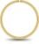 LUCKYJEWUS Small Thin Gold or Sterling Silver Nose Ring Hoop for Women, Tiny Nose Piercing jewelry