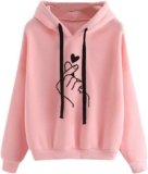 Cropped Sweater,Women Long Sleeves Hooded Sweatshirt Fashion Casual Drawstring Cute Printing Hoodies