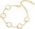 18K Gold-Plated Four Leaf Clover Bracelet for Women,Adjustable lucky Bracelet Set Jewelry Gift-Hypoallergenic Charm for Birthdays, Wellness & Daily Wear